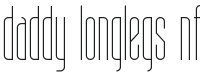 Daddy Longlegs NF Font Preview
