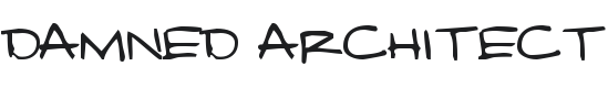 Damned Architect Font Preview