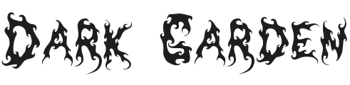 Dark Garden Font Preview