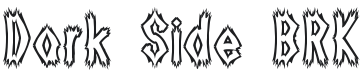 Dark Side Font Preview
