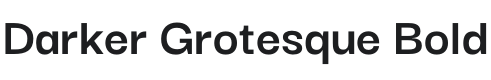 Darker Grotesque Bold Font Preview