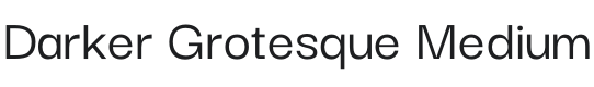 Darker Grotesque Medium Font Preview