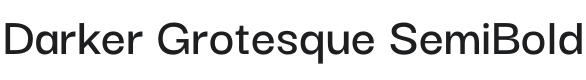 Darker Grotesque SemiBold Font Preview