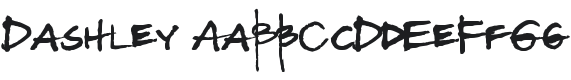 Dashley Font Preview