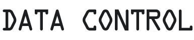Data Control Font Preview