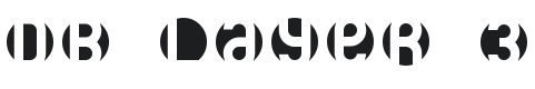 DB Layer 3 BRK Font Preview