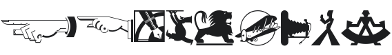 Deco Dingbats 1 Font Preview