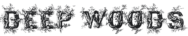 Deep Woods Initials Font Preview