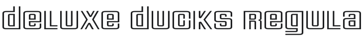 Deluxe Ducks Font Preview