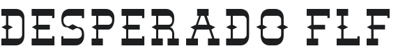 Desperado FLF Font Preview