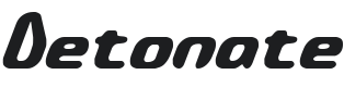 Detonate Font Preview