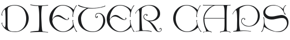 Dieter Caps Font Preview