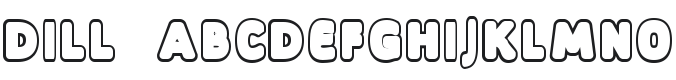 Dill Font Preview