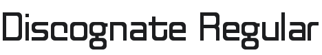 Discognate Font Preview