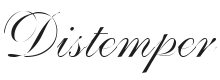 Distemper Font Preview