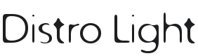 Distro Light Font Preview