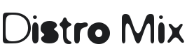 Distro Mix Font Preview
