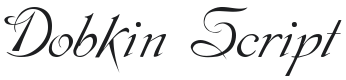 Dobkin Script Font Preview