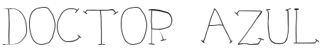 Doctor Azul Font Preview