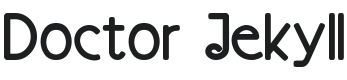 Doctor Jekyll Font Preview