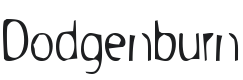 Dodgenburn Font Preview