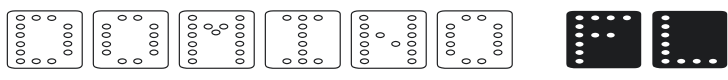 Domino flad Font Preview