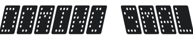 Domino smal kursiv Font Preview