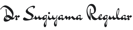 Dr Sugiyama Font Preview