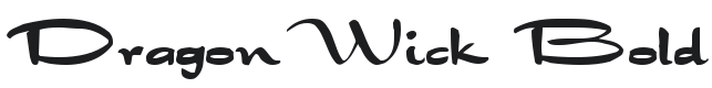 DragonWick Bold Font Preview