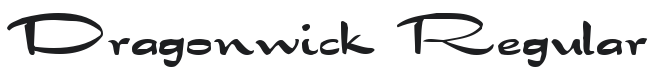 Dragonwick Font Preview