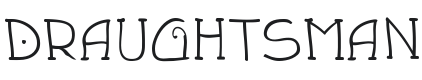 Draughtsman Font Preview