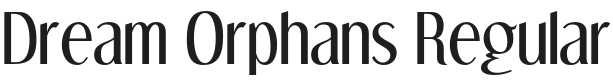 Dream Orphans Font Preview
