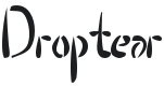 Droptear Font Preview