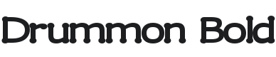 Drummon Bold Font Preview