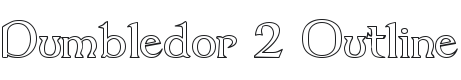 Dumbledor 2 Outline Font Preview