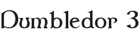 Dumbledor 3 Font Preview