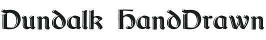 Dundalk HandDrawn Font Preview