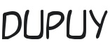 Dupuy Font Preview