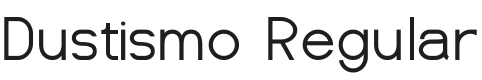 Dustismo Font Preview