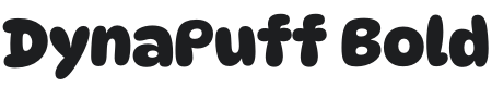 DynaPuff Bold Font Preview