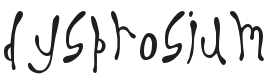 Dysprosium Font Preview