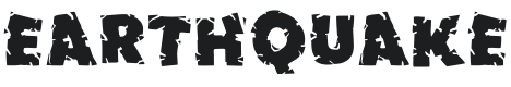 Earthquake MF Font Preview