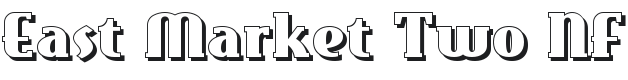 East Market Two NF Font Preview
