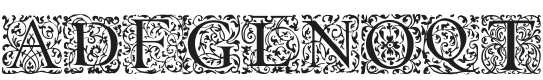 EB Garamond Initials Font Preview
