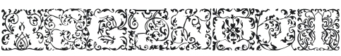 EB Garamond Initials Fill1 Font Preview