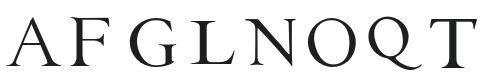 EB Garamond Initials Fill2 Font Preview