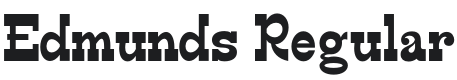 Edmunds Font Preview