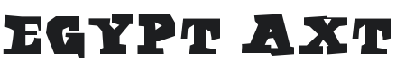 Egypt Axt Font Preview