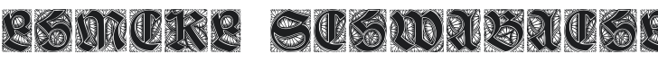 Ehmcke-Schwabacher Initialen Font Preview