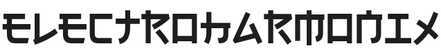 Electroharmonix Font Preview